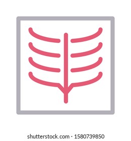 report vector color line icon 