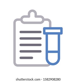 report vector color line icon 