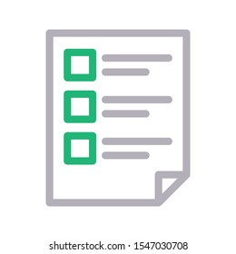 report vector colour line icon