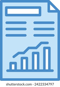 Informe de la descarga del icono de diseño vectorial . Eps
