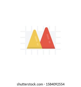 report vector flat color icon 