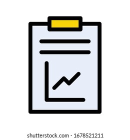 Flachfarbsymbol der Vektorillustration anzeigen 