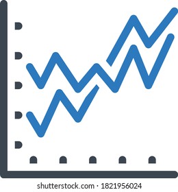 report vector glyph color icon
