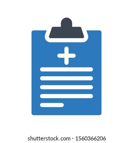 report vector glyph colour icon 