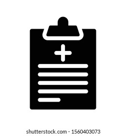 report vector glyph flat icon 