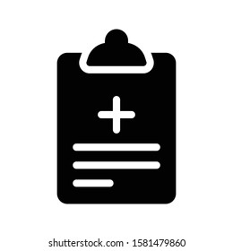 report vector glyph flat icon 