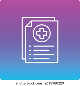 Report vector icon. Can be used for printing, mobile and web applications.