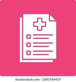 Icono de Vector de informe. Se puede utilizar para aplicaciones de impresión, móviles y de Web.