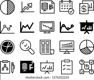 report vector icon set such as: page, yes, account, token, test, improvement, notebook, step, folded, publisher, choice, rounded, performance, prioritize, research, office, tick, daily, cool