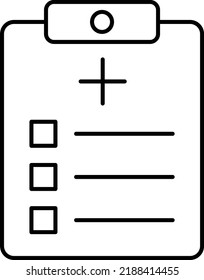 Ilustración del vector de informe sobre un fondo transparente.Símbolos de calidad premium.Icono del vector de trazo para el diseño de conceptos y gráficos.