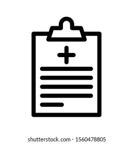 report vector thin line icon