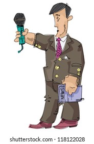 reporter - cartoon