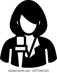 Reporter Icon Element For Design