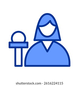 Reporter Icon Element For Design