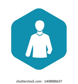 Reporter icon. Simple illustration of reporter vector icon for web design isolated on white background