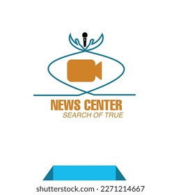 Reporter or News logo vector file for your work .