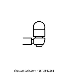 reporter, press icon vector illustration