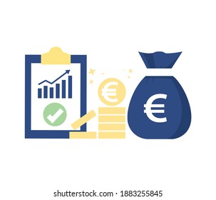 Reporting, Analytics Icon with Editable Stroke and Pixel Perfect.