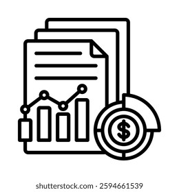 Reporting Icon Element For Design
