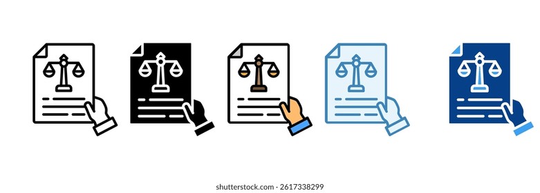 Reporting Icon Set Multiple Style Collection