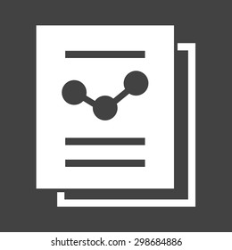 Reports, chart, graphs icon vector image.Can also be used for admin dashboard. Suitable for mobile apps, web apps and print media.