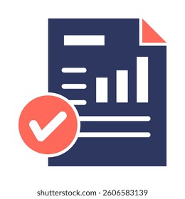 Reports Icon Element for Design