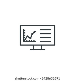 Reports icon, Reports vector illustration