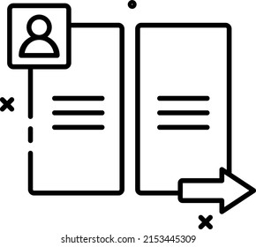 Repository Icon Code Collaboration Git Simple Outline Project Timeline