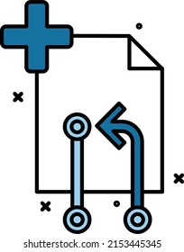 Repository Icon Code Collaboration Git Simple Outline