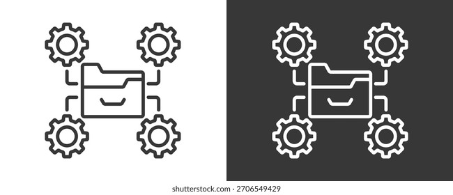 Repository Icon Set Multiple Style Collection