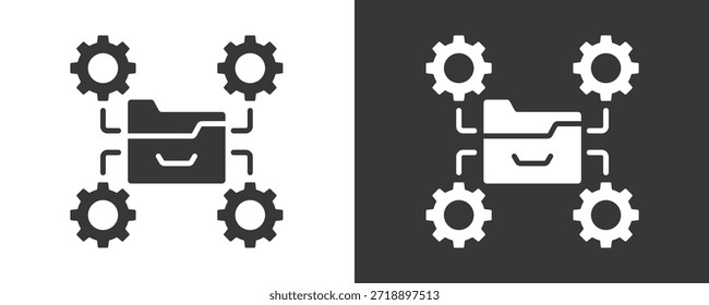 Repository Icon Set Multiple Style Collection