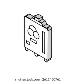 repository industry machine for olive isometric icon vector. repository industry machine for olive sign. isolated symbol illustration