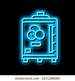 repository industry machine for olive neon light sign vector. repository industry machine for olive illustration