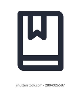 Repository line icon in a clean monoline outline style, a vector symbol for web development, programming and software.