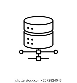 Repository Management Icon – A Symbol Representing Version Control, Code Repositories, and Software Development Tools