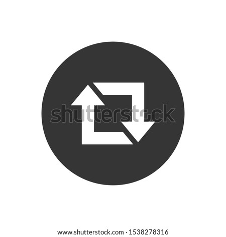 Repost icon, repost symbol, repost sign. Vector illustration