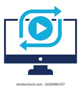 Reposting Icon Element For Design
