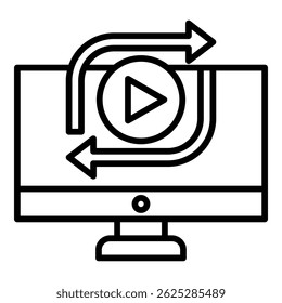 Reposting Icon Element For Design