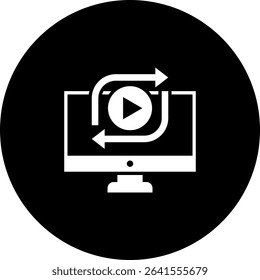 Reposting Icon Element For Design