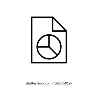 Repot line icon. High quality outline symbol for web design or mobile app. Thin line sign for design logo. Black outline pictogram on white background