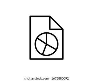 Repot line icon. High quality outline symbol for web design or mobile app. Thin line sign for design logo. Black outline pictogram on white background