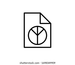 Icono de línea de informe. Símbolo de esquema de alta calidad para diseño web o aplicación móvil. Signo de línea delgada para el logotipo de diseño. Pictograma de contorno negro sobre fondo blanco