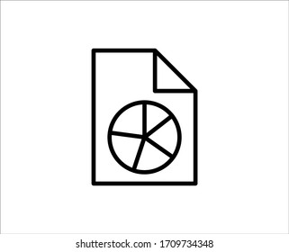 Repot line icon. High quality outline symbol for web design or mobile app. Thin line sign for design logo. Black outline pictogram on white background