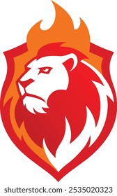 Representa la fuerza y el liderazgo con este majestuoso logotipo de la mascota del león. Ideal para Equipos deportivos, empresas o logotipos personales, este diseño emana poder y dominio.