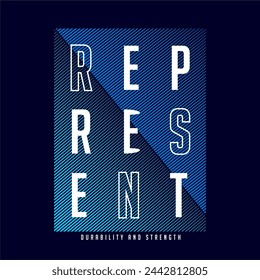 Represent vector illustration design for fashion graphics, t shirt prints.