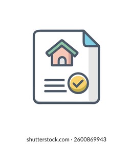 A representation of approval for property development.