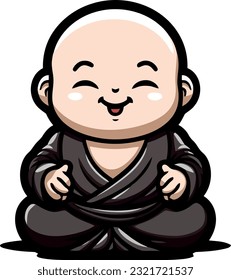 representation of a happy little buddha