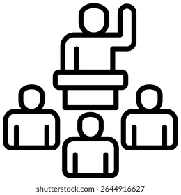 Representation Icon Element for Design