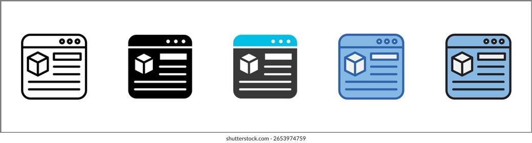 Darstellung Symbolpaket Multistyle Illustration