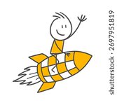 The Representation Of Ideas Reaching The Skies And The Motivation Brought By Rapid Ascent.